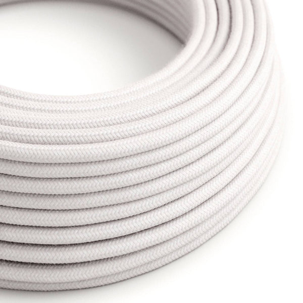 Bavlněný textilní elektrický kabel, RC16 světle růžový, průměr 6,2 mm, 2x0,75 mm²