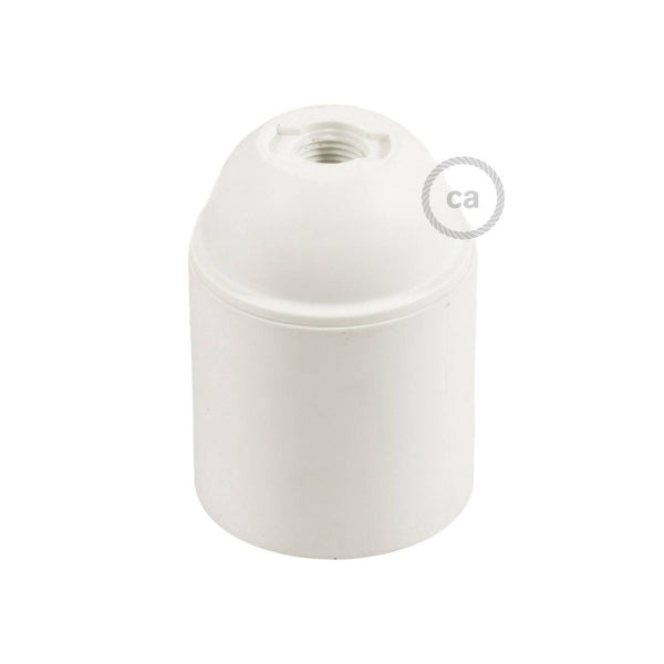 Hladká objímka E27 z termoplastu, průměr 39 mm, jmenovité napětí 250 V