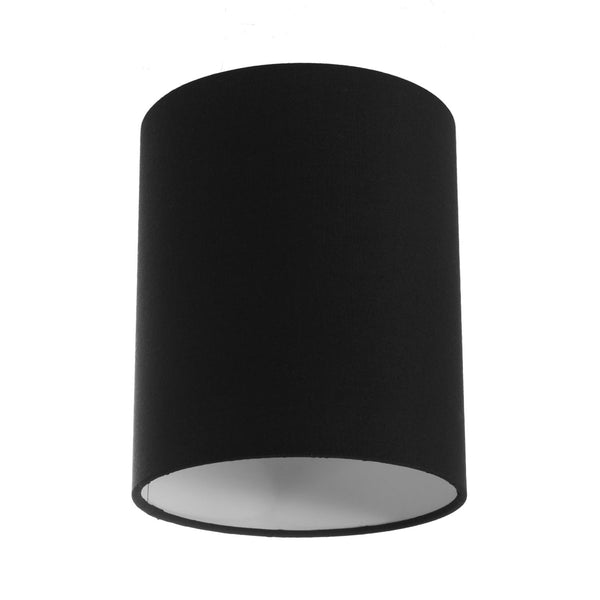 Válcové plátěnné stínidlo E27, průměr 150 mm, výška 180 mm, italská kvalita