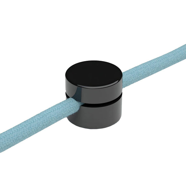 Univerzální nástěnná kabelová svorka pro textilní kabely 2x0,75 a 3x0,75 - průměr 2,2 cm, 2 ks