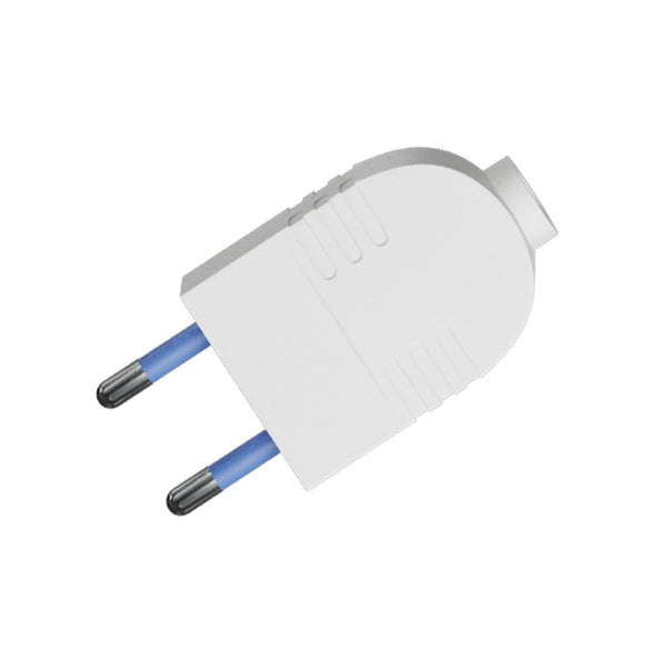 Dvoupólová zástrčka 10A IMQ, thermoplastická, 250V