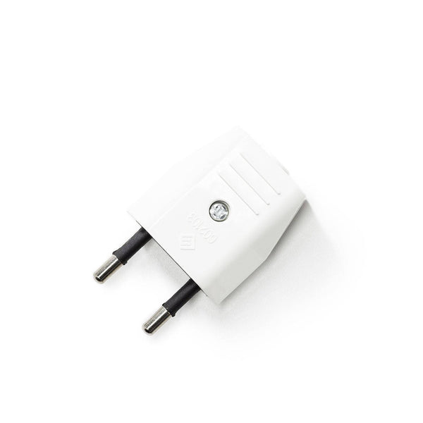 Dvoupólová 10A EU zástrčka, IP20, termoplast