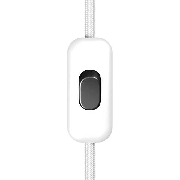 Přímý jednopólový vypínač Creative Switch Bílý, 250V, 60 x 25 mm