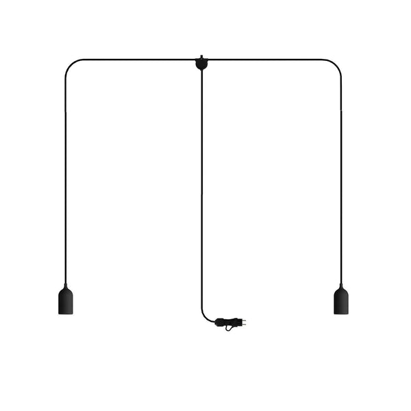 T-Snake EIVA venkovní osvětlení IP65, 2 světla, 182 cm, 5W LED
