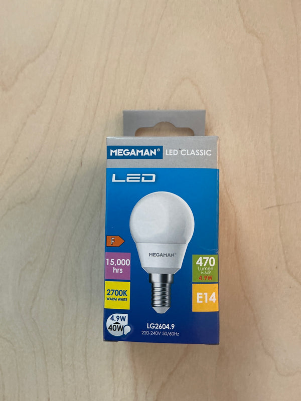 MEGAMAN LED 4,9W E14 470lm 2700K