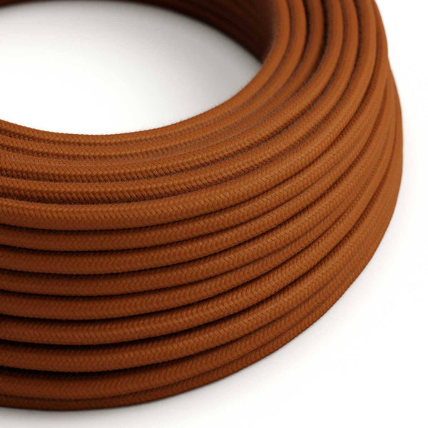 Bavlněný textilní elektrický kabel RC23, průměr 6,2mm, 2x0,75