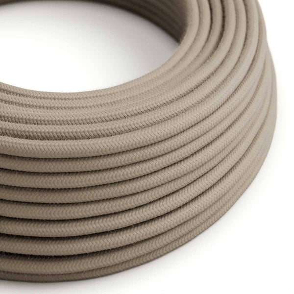 Bavlněný textilní elektrický kabel, RC43 holubice, průměr 6,2mm, 2x0,75