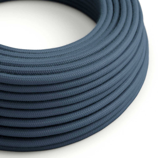 Bavlněný textilní elektrický kabel RC30, průměr 6,2mm, 2x0,75mm
