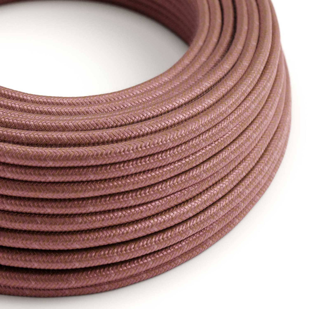 Bavlněný elektrický kabel Marsala RX11, průměr 6,2 mm, dvojitá izolace
