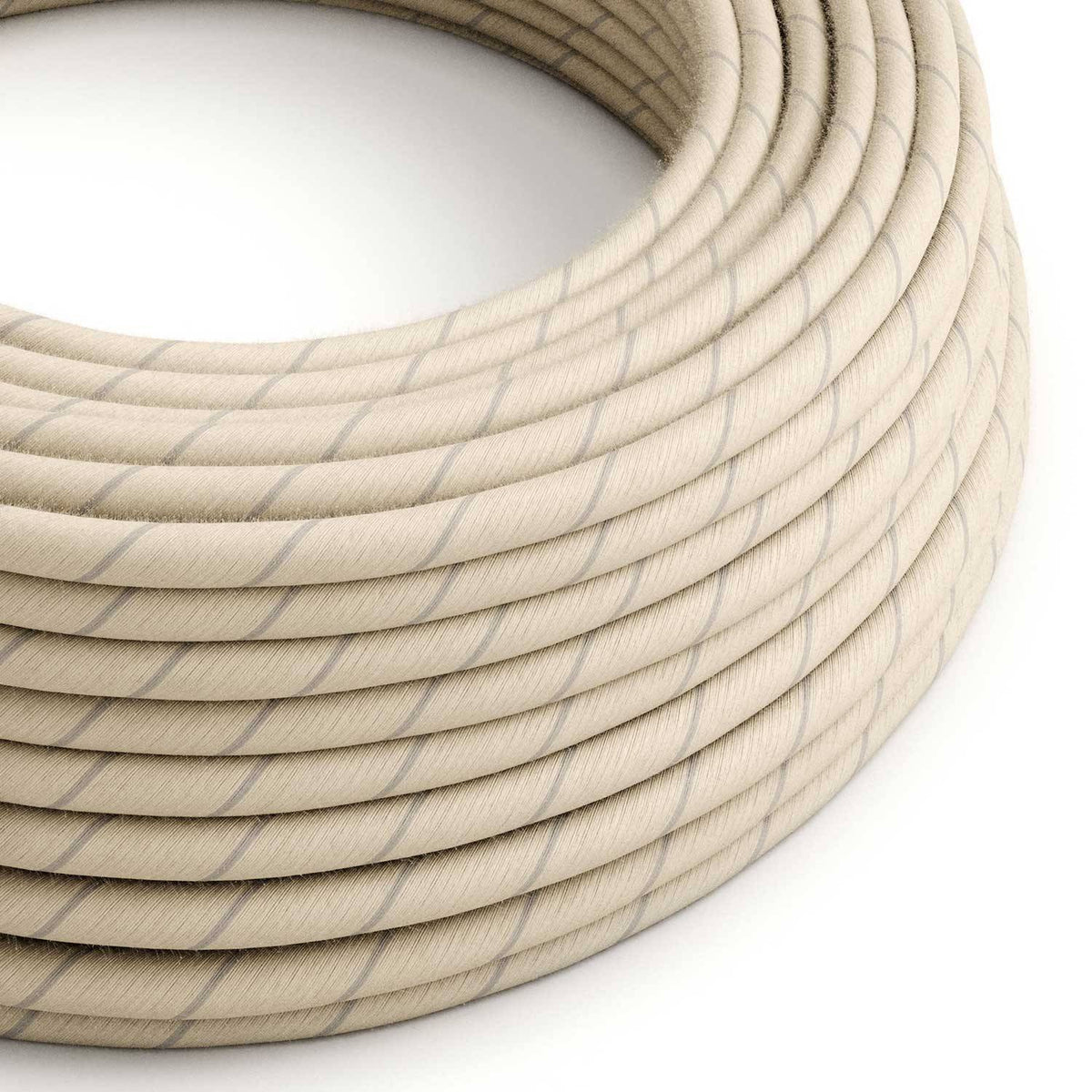 Textilní elektrický kabel Vertigo ERD23 - obilná, 2x0,75 mm², průměr 6,2 mm