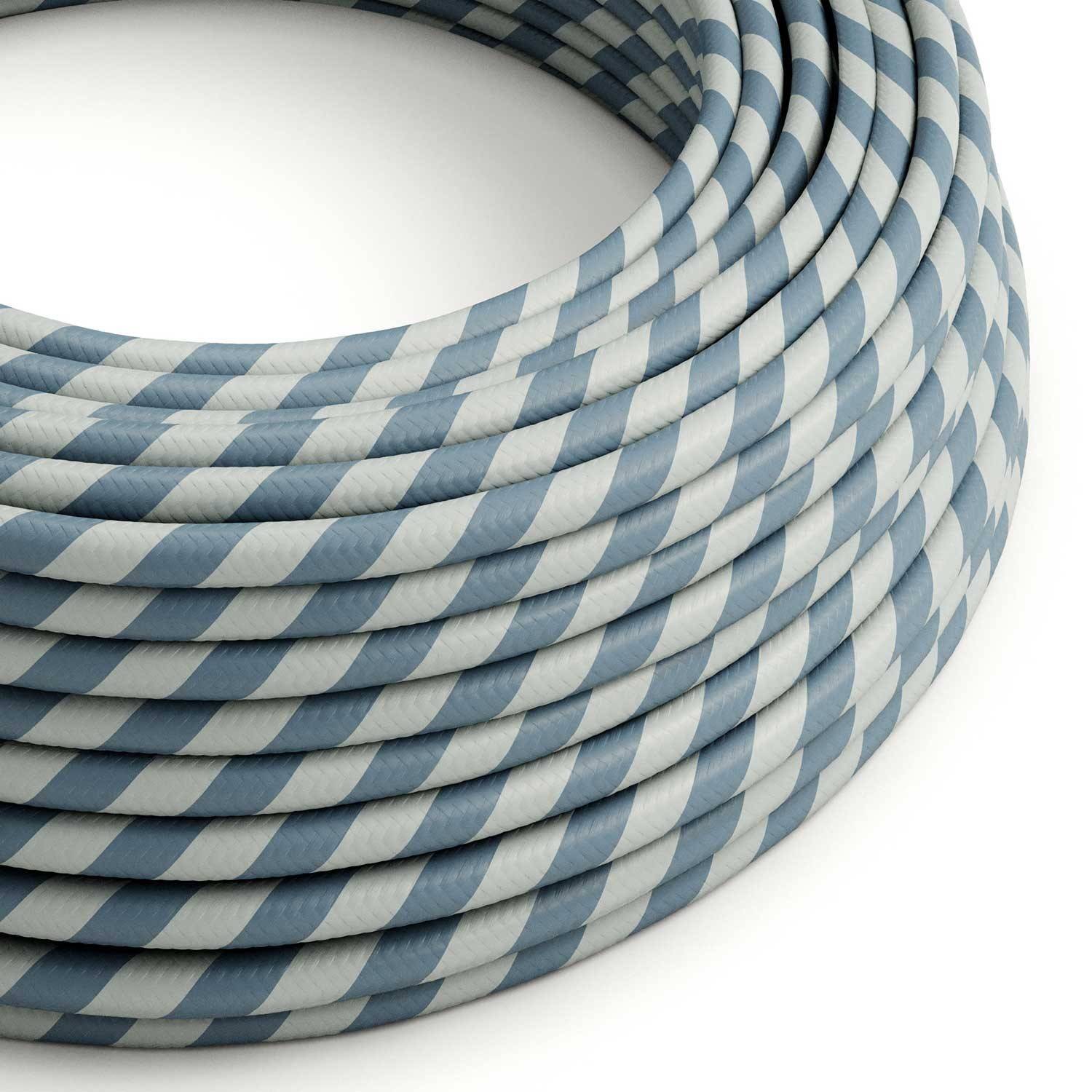 Textilní elektrický HD kabel Vertigo ERM40 - modrý, průměr 6,2 mm, 2x0,75 mm²