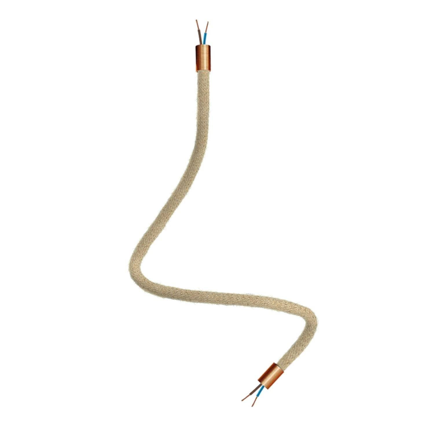Creative Flex - ohebná trubice 10 mm opletená jutou, délka 30/60/90 cm