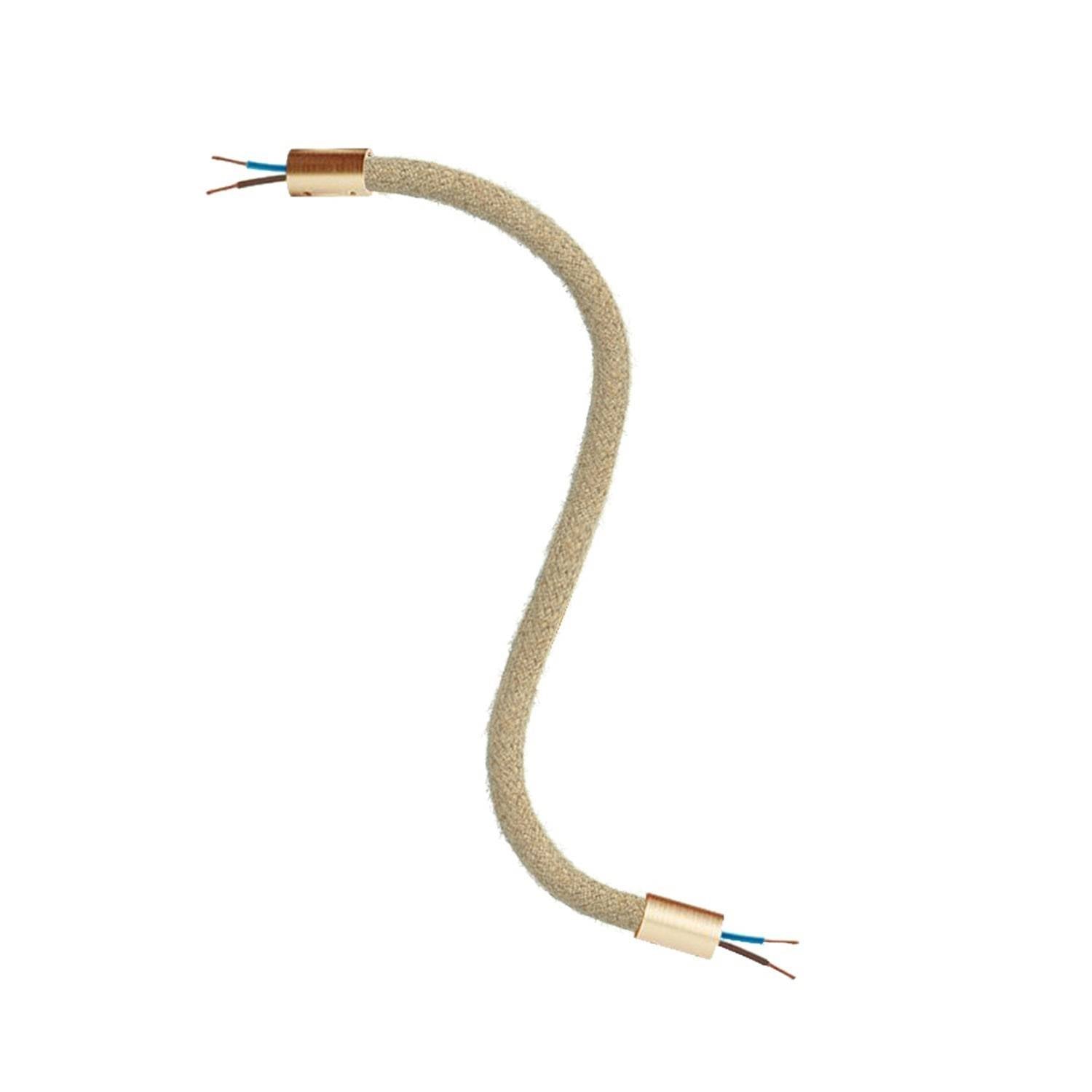 Creative Flex - ohebná trubice 10 mm opletená jutou, délka 30/60/90 cm