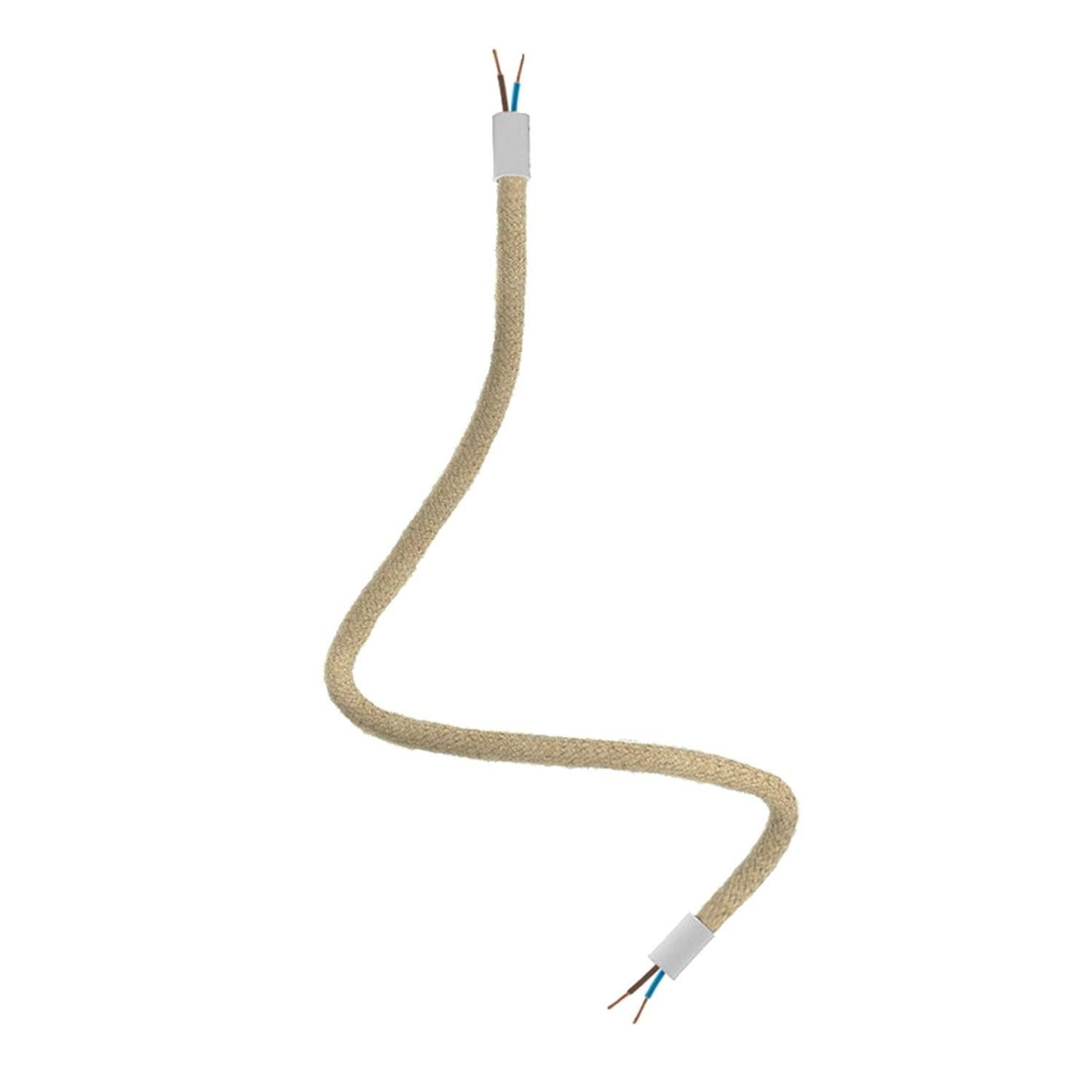 Creative Flex - ohebná trubice 10 mm opletená jutou, délka 30/60/90 cm
