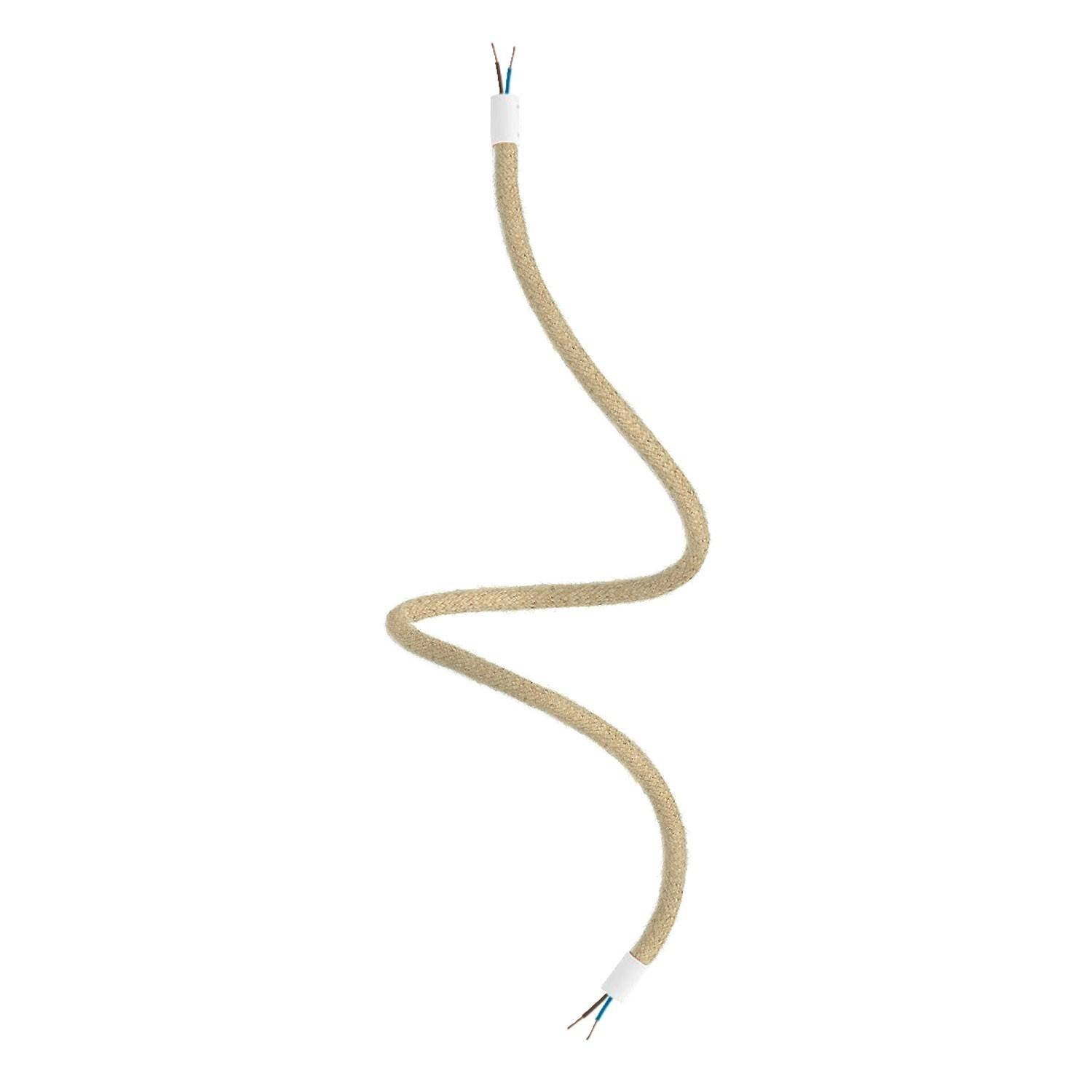 Creative Flex - ohebná trubice 10 mm opletená jutou, délka 30/60/90 cm