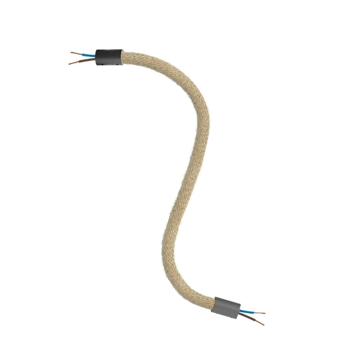 Creative Flex - ohebná trubice 10 mm opletená jutou, délka 30/60/90 cm