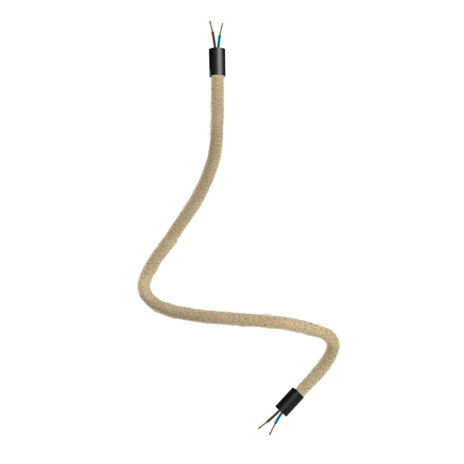 Creative Flex - ohebná trubice 10 mm opletená jutou, délka 30/60/90 cm