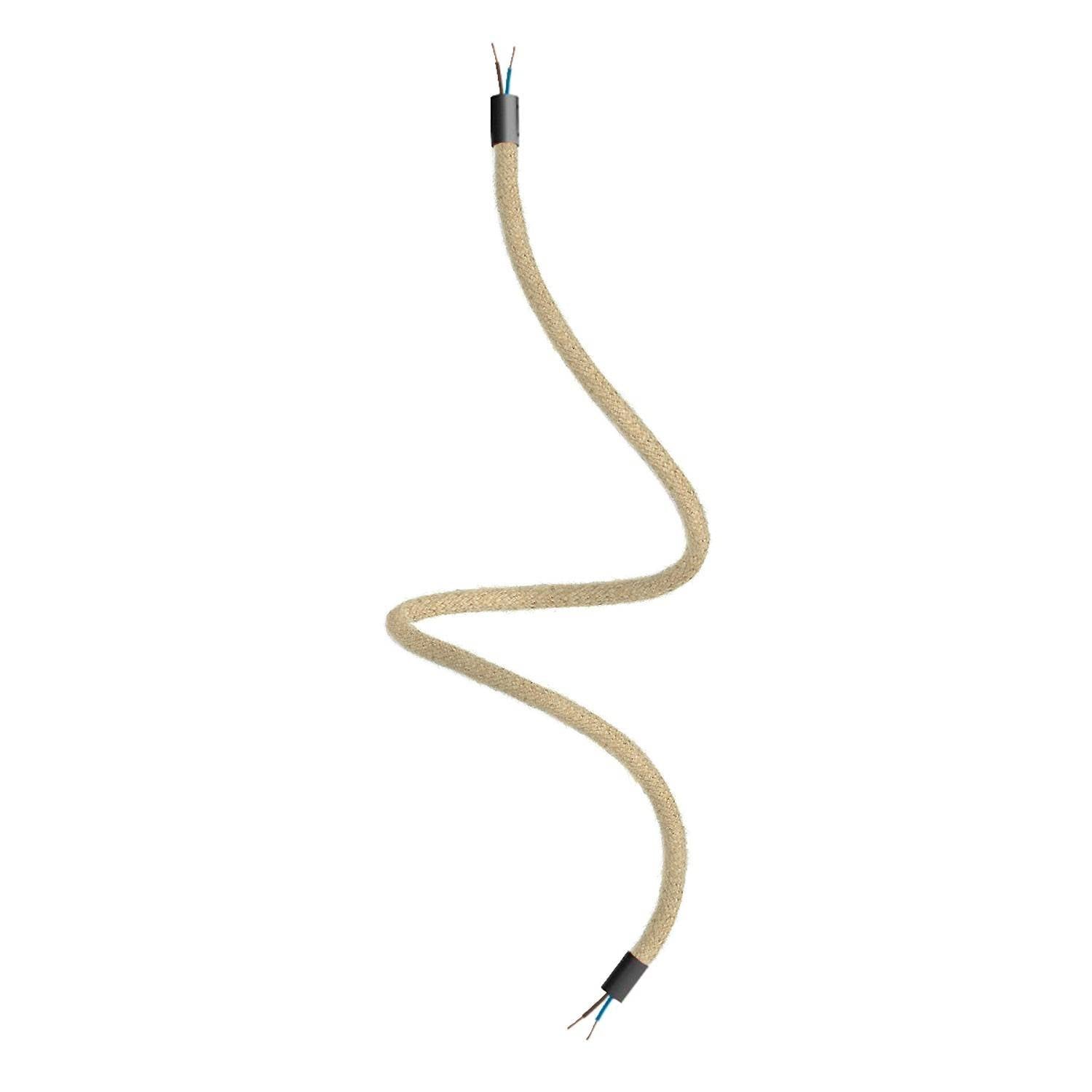 Creative Flex - ohebná trubice 10 mm opletená jutou, délka 30/60/90 cm