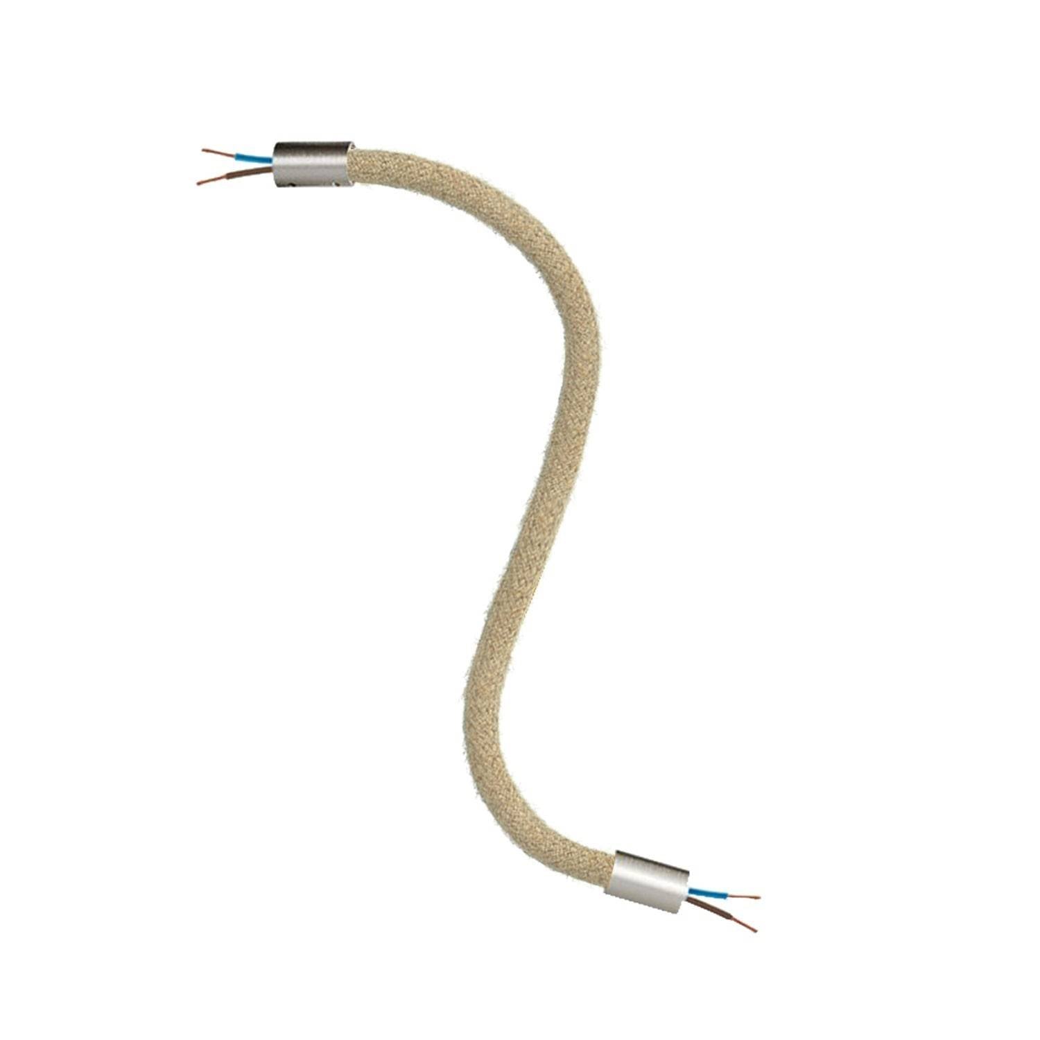 Creative Flex - ohebná trubice 10 mm opletená jutou, délka 30/60/90 cm