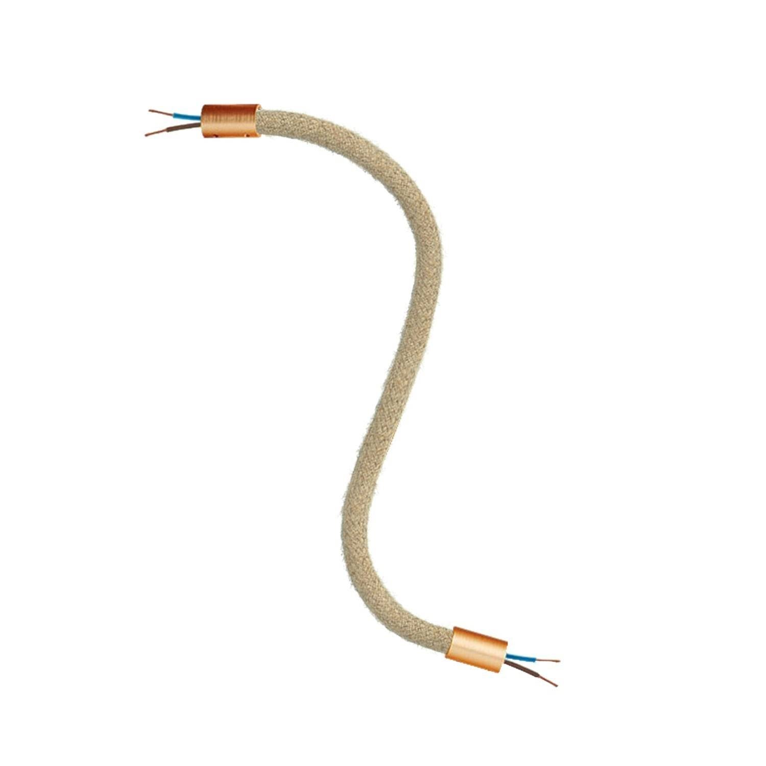 Creative Flex - ohebná trubice 10 mm opletená jutou, délka 30/60/90 cm