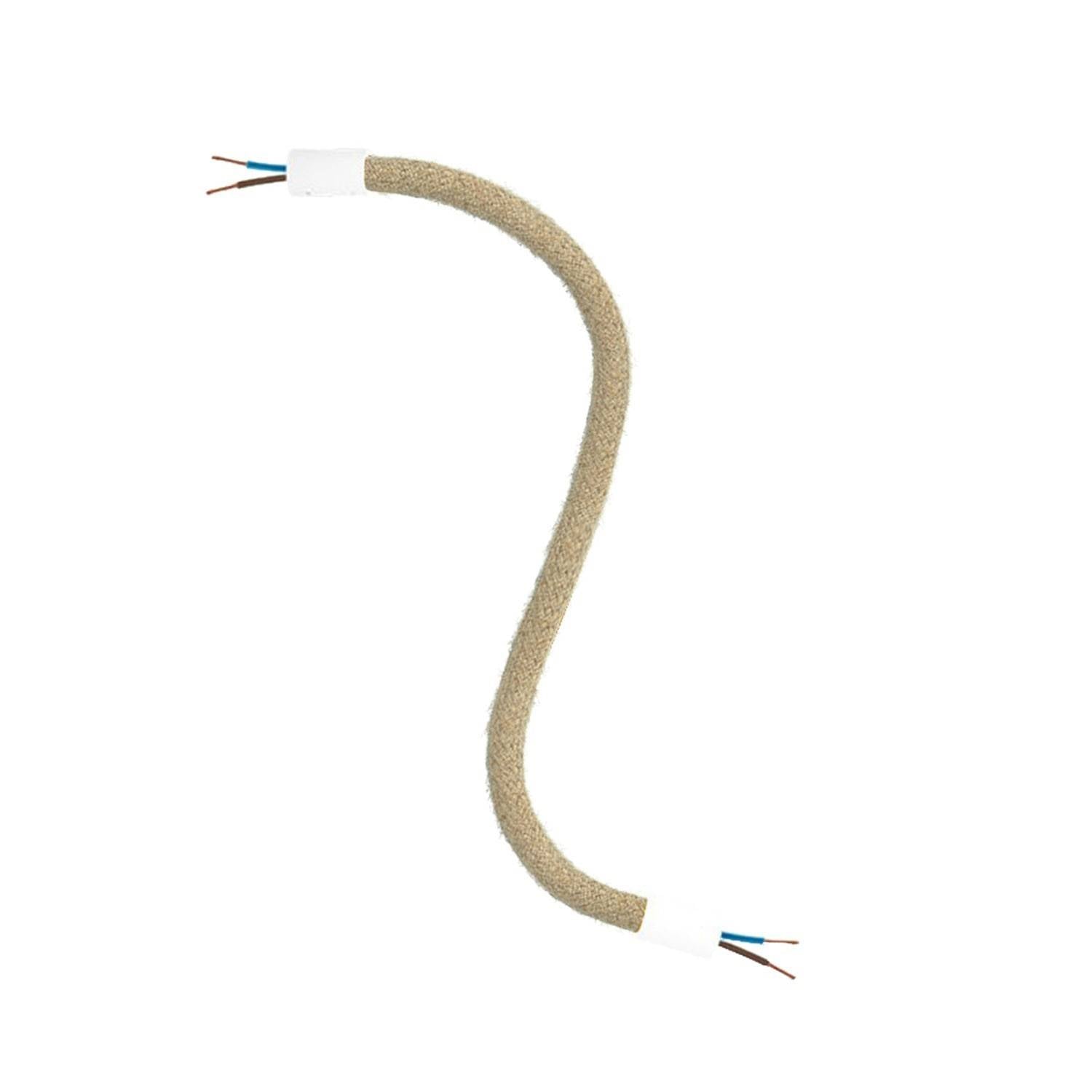 Creative Flex - ohebná trubice 10 mm opletená jutou, délka 30/60/90 cm