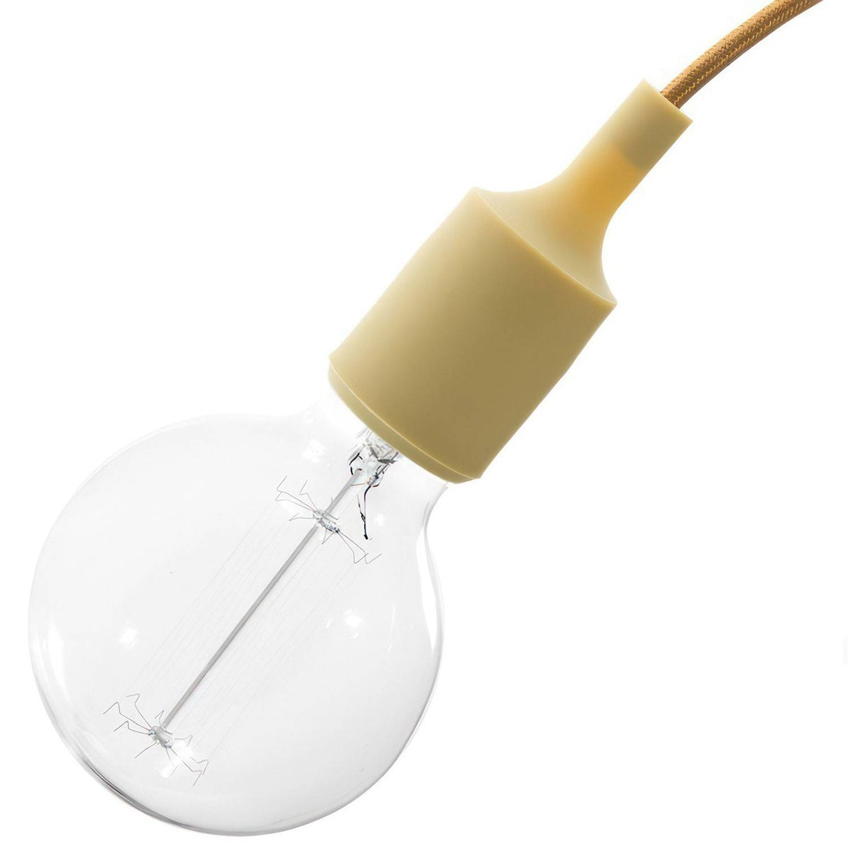Silikonová objímka E27, odolná do 230°C, průměr 47 mm