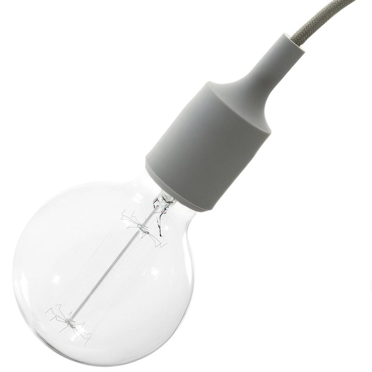 Silikonová objímka E27, odolná do 230°C, průměr 47 mm