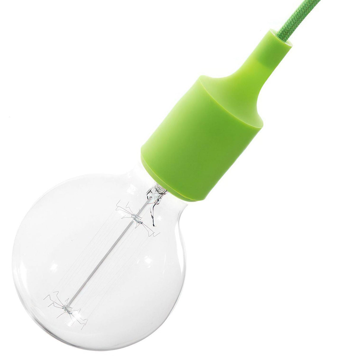 Silikonová objímka E27, odolná do 230°C, průměr 47 mm