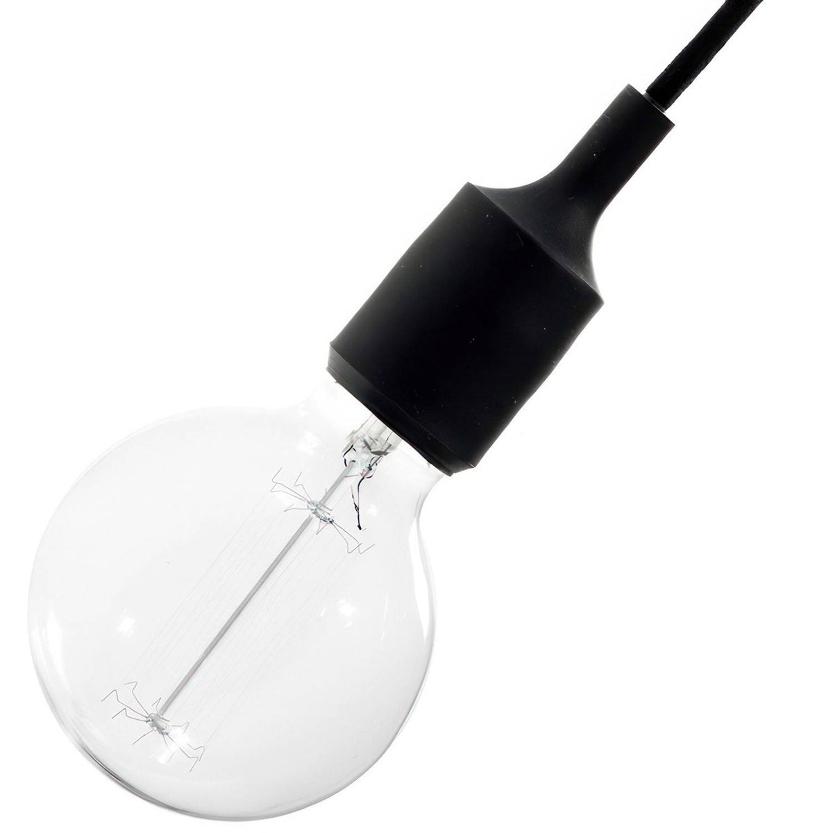 Silikonová objímka E27, odolná do 230°C, průměr 47 mm