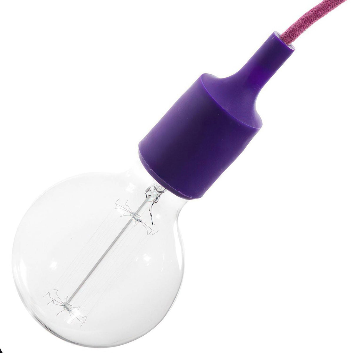 Silikonová objímka E27, odolná do 230°C, průměr 47 mm