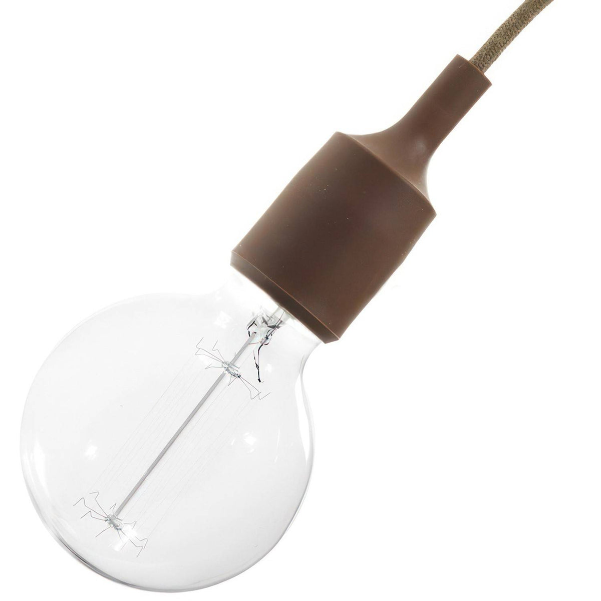 Silikonová objímka E27, odolná do 230°C, průměr 47 mm