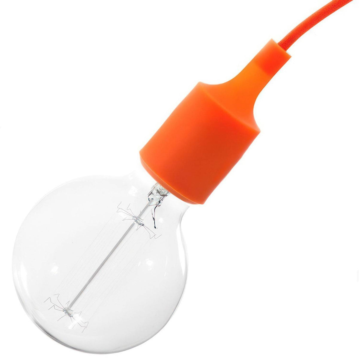 Silikonová objímka E27, odolná do 230°C, průměr 47 mm