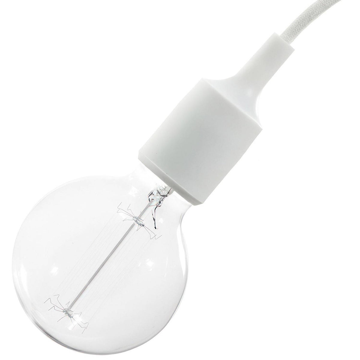 Silikonová objímka E27, odolná do 230°C, průměr 47 mm