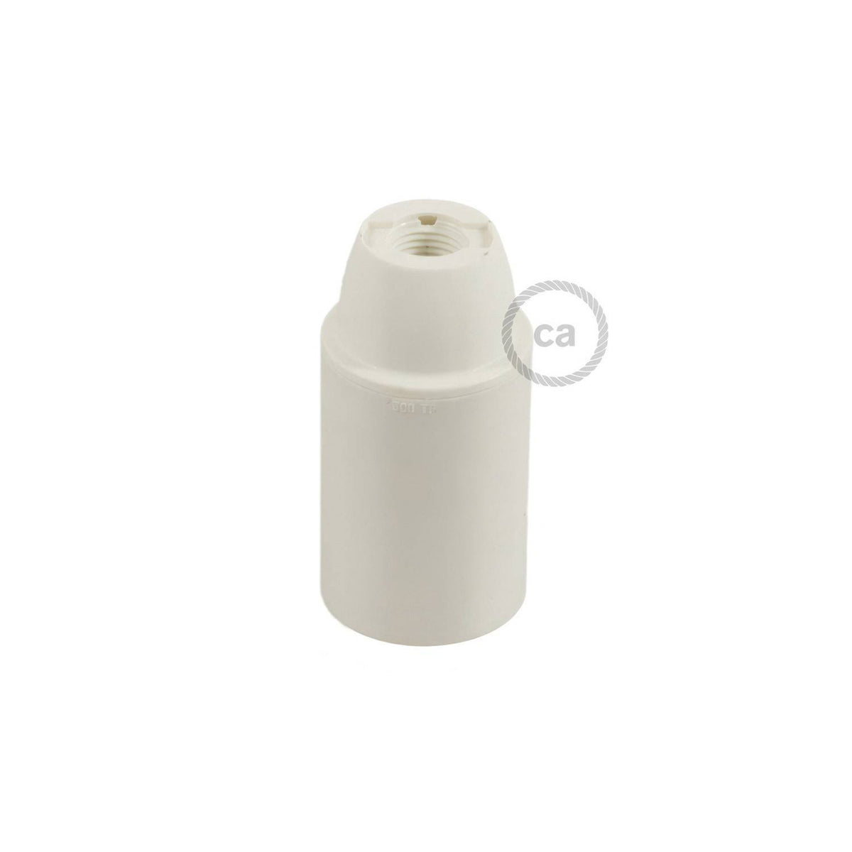Hladká objímka E14 z termoplastu, průměr 27 mm, jmenovité napětí 250 V