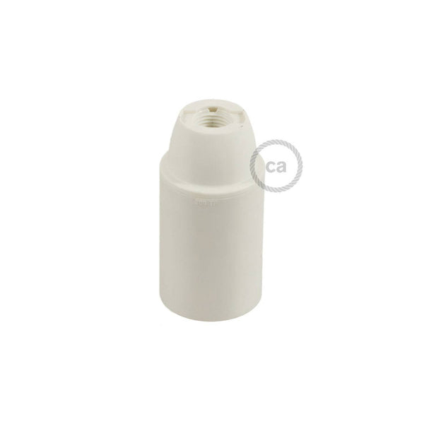 Hladká objímka E14 z termoplastu, průměr 27 mm, jmenovité napětí 250 V