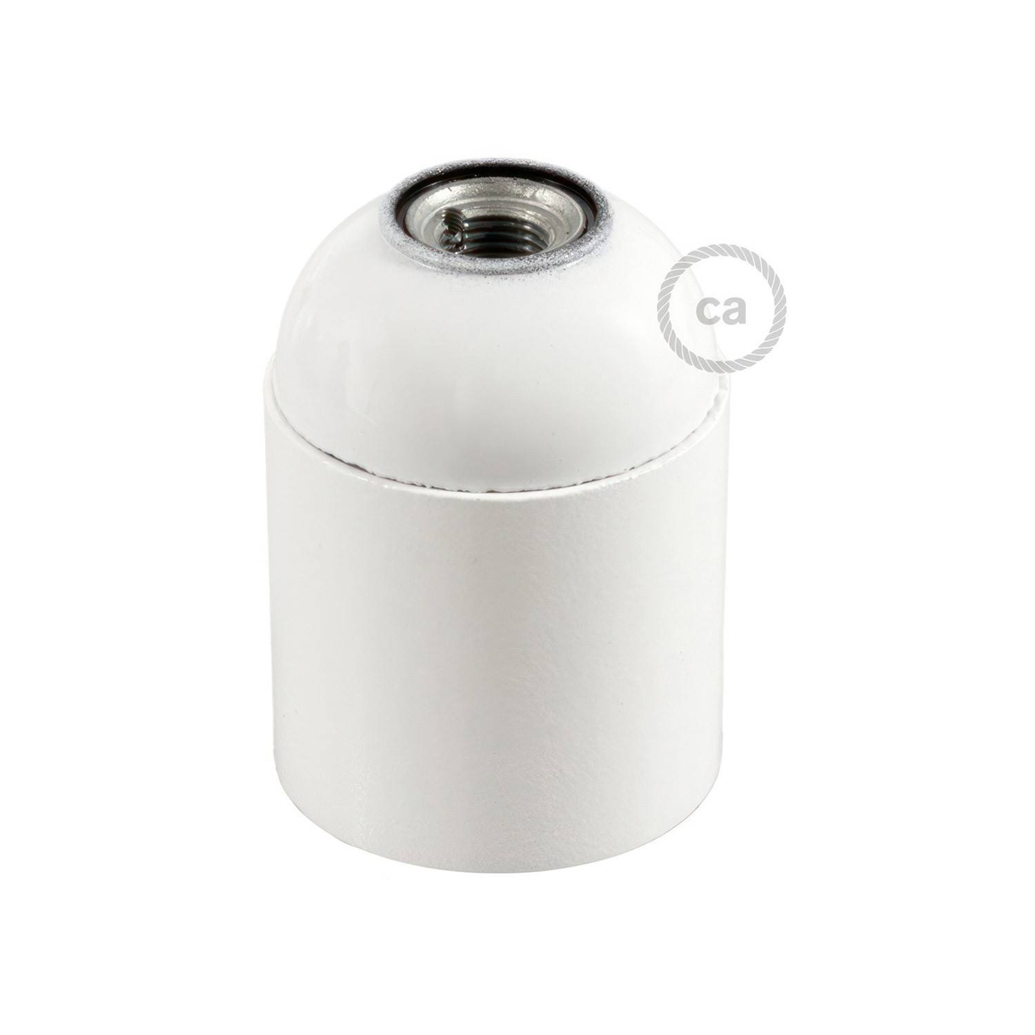 Hladká bakelitová objímka E27 s průměrem 40 mm a jmenovitým napětím 250 V