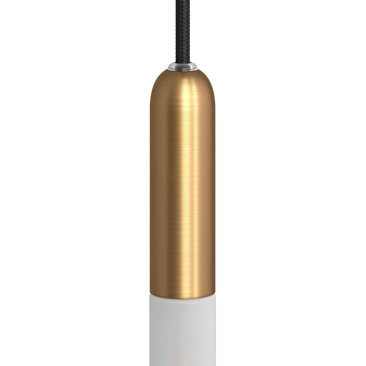 P-Light E14 objímka s kovovou krytkou, průměr 29 mm, délka 98 mm