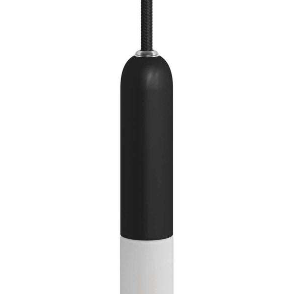 P-Light E14 objímka s kovovou krytkou, průměr 29 mm, délka 98 mm