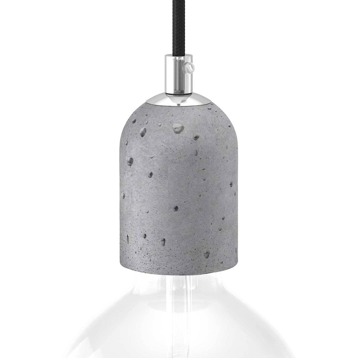 Betonová objímka E27 s průměrem 60 mm a výškou 90 mm
