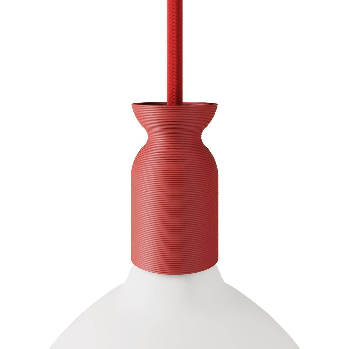 3D tištěná objímka E27 z 100% recyklovaného PLA, ⌀ 41 mm, 71 mm
