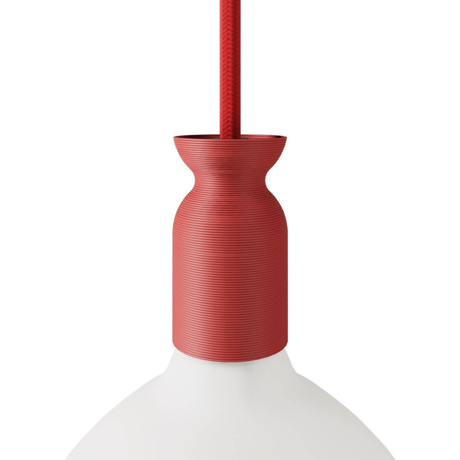 3D tištěná objímka E27 z 100% recyklovaného PLA, ⌀ 41 mm, 71 mm