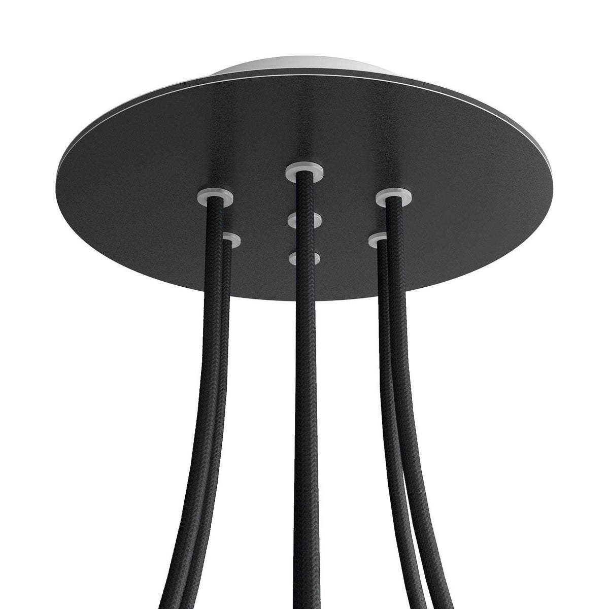 Kruhový stropní baldachýn Rose-One System 200 mm, kovový, 7 otvorů
