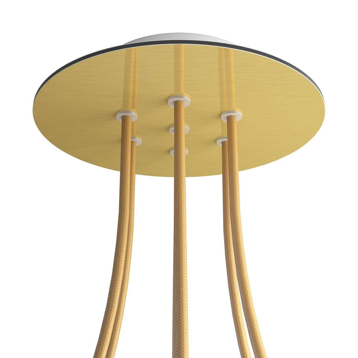 Kruhový stropní baldachýn Rose-One System 200 mm, kovový, 7 otvorů