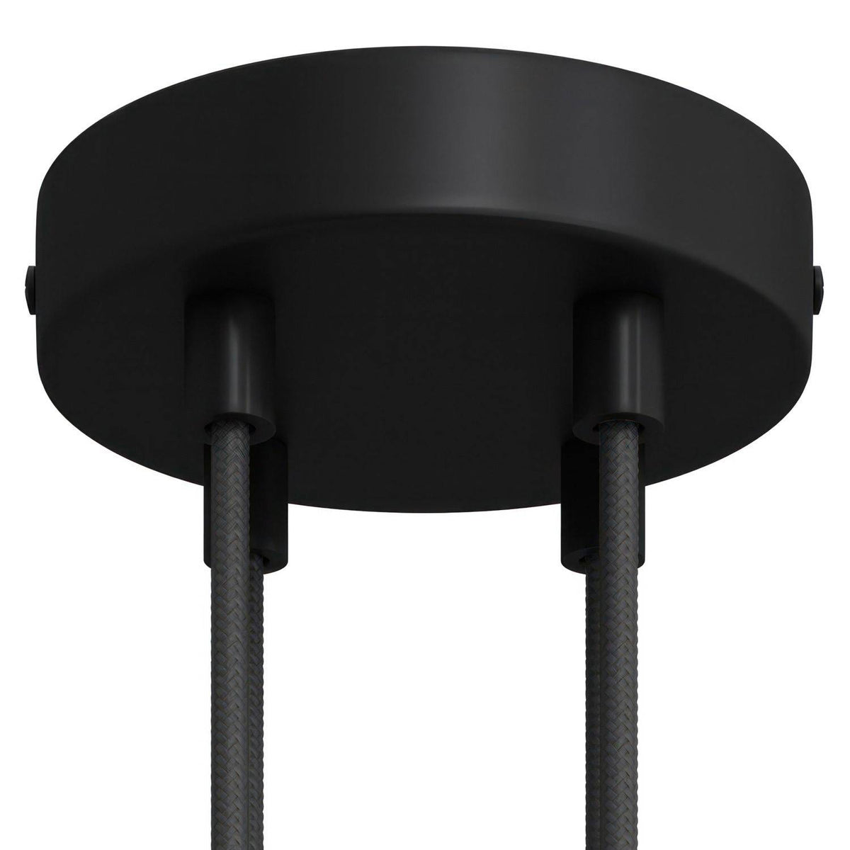Válcový kovový stropní baldachýn průměr 120 mm, 4 otvory