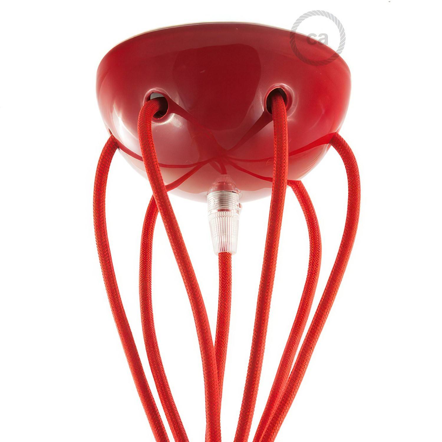 Keramický stropní baldachýn Ø 130 mm se 7 otvory