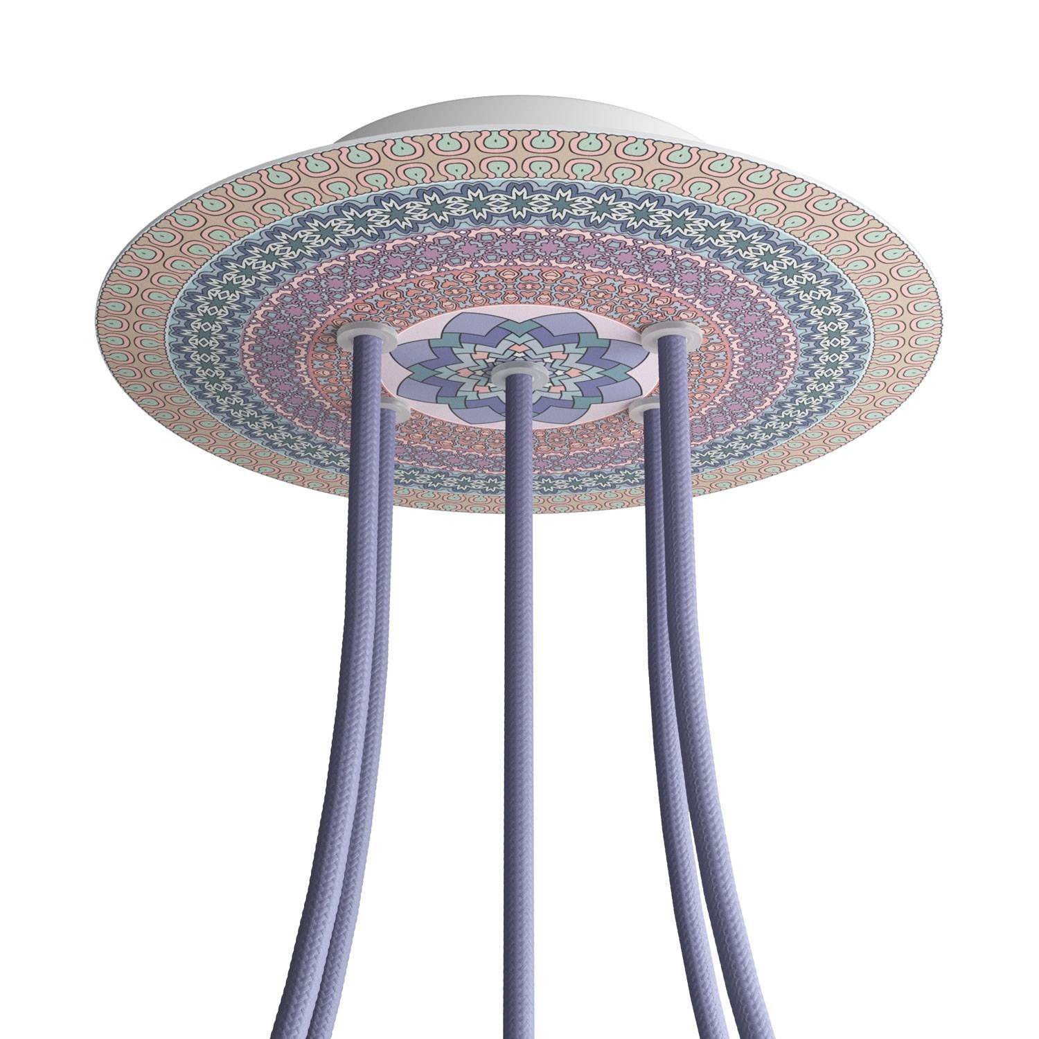 Kruhový stropní baldachýn Rose-One System - průměr 200 mm, kovový