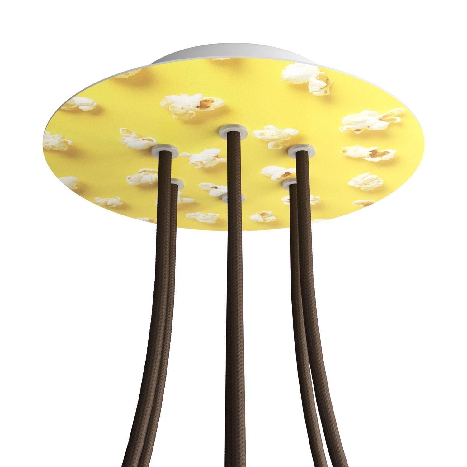 Kruhový stropní baldachýn Rose-One System - průměr 200 mm, kovový materiál