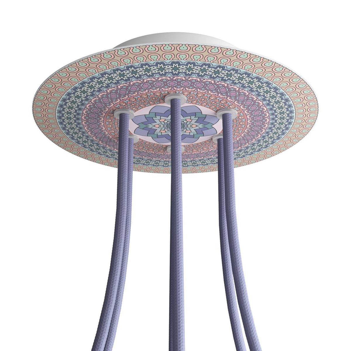Kruhový stropní baldachýn Rose-One System - průměr 200 mm, kovový materiál