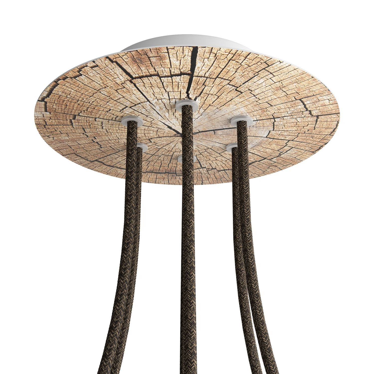 Kruhový stropní baldachýn Rose-One System - průměr 200 mm, kovový materiál