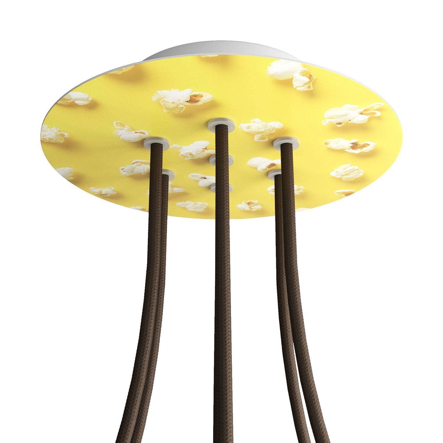 Kruhový stropní baldachýn Rose-One System - průměr 200 mm, kovový materiál